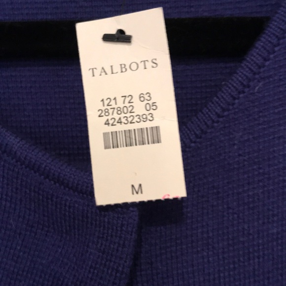 NWT Talbots Marino wool, M sweater - Picture 3 of 4